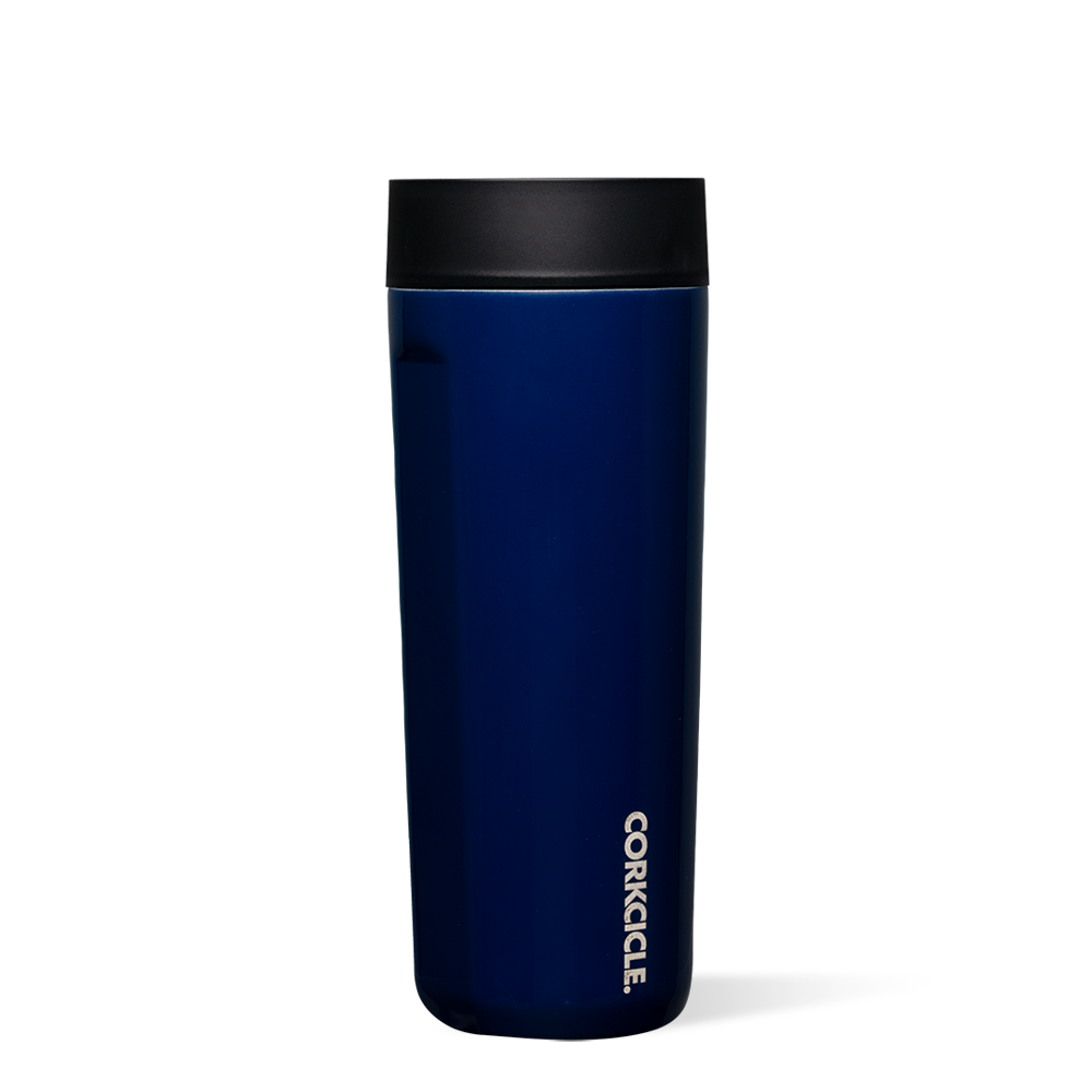 Commuter Cup by CORKCICLE. Midnight Navy 17oz Commuter Cup - Tophatter Daily Deals