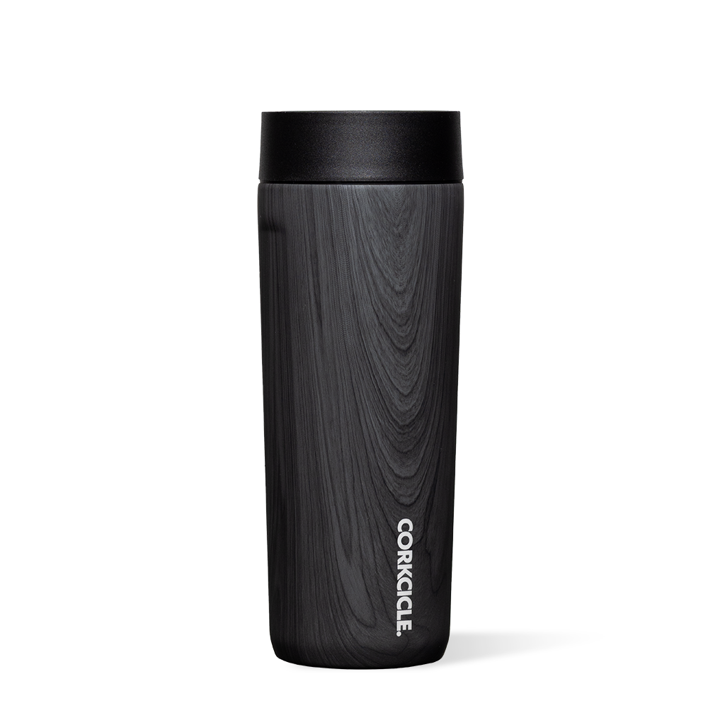 Commuter Cup by CORKCICLE. Burnt Wood 17oz Commuter Cup - Tophatter Daily Deals
