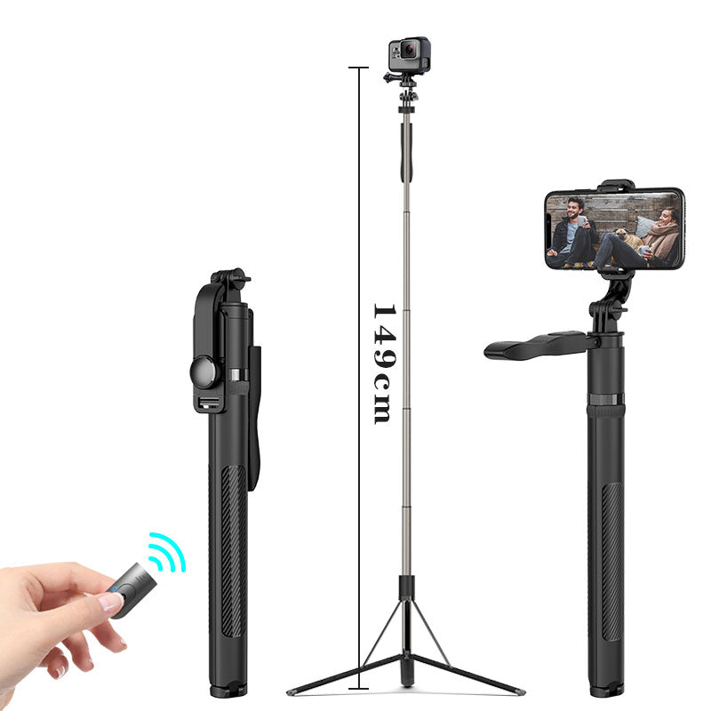 Bluetooth Mobile Phone Camera Floor Stand 0 - Tophatter Daily Deals