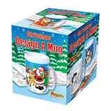 Design Your Own Christmas Mug Xmas Craft Colouring Activity Stocking Filler Colour Your Own - Tophatter Daily Deals