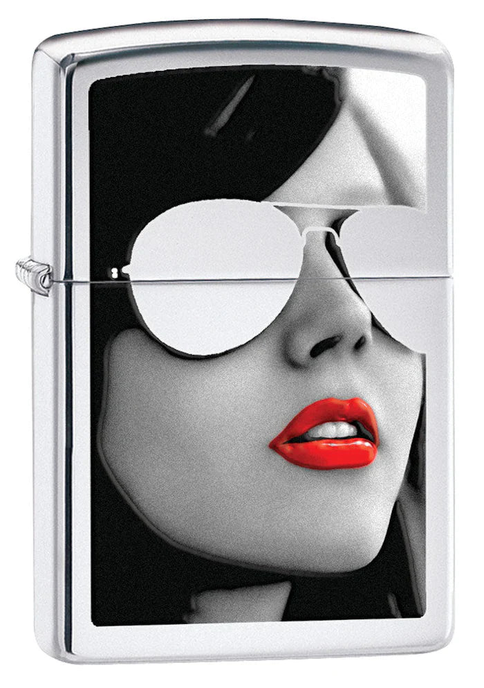 Zippo Lighter Woman in Sunglasses - Tophatter Daily Deals
