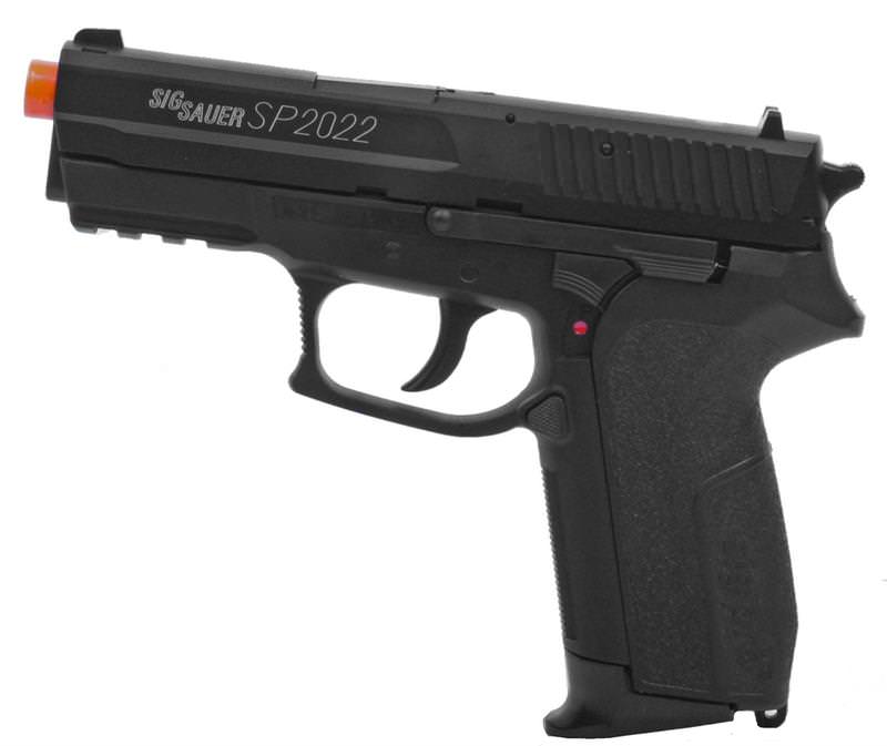 394 FPS Licensed Sig Sauer SP2022 Airsoft CO2 Pistol w/ 20mm Rail - TOPHATTER'S ARMORY DEALS Collectible Weapons - Tophatter Daily Deals