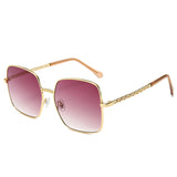 Big frame net red sunglasses Purple 0 - Tophatter Daily Deals