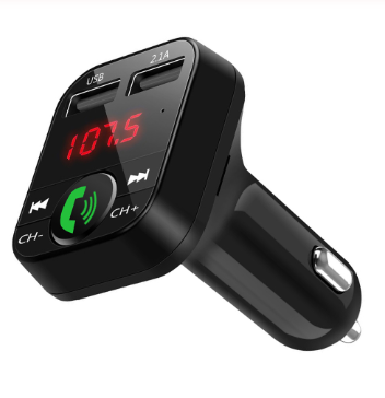 B2 car MP3 Bluetooth hands-free Black 0 - Tophatter Daily Deals
