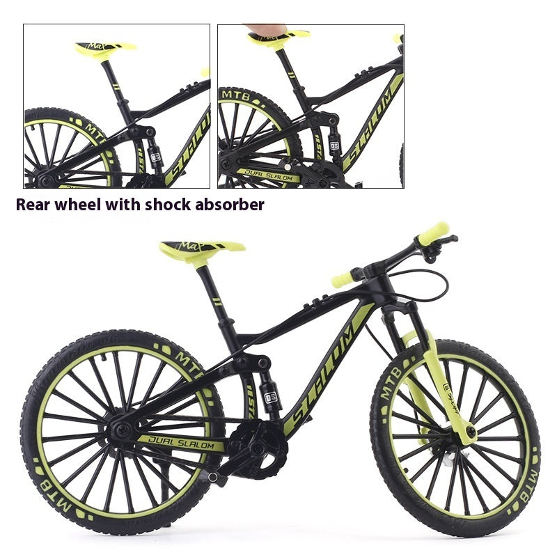 1 To 10 Simulation Alloy Downhill Mountain Bike Model Toy 0 - Tophatter Daily Deals