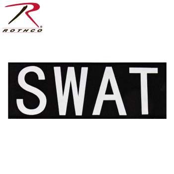 Rothco SWAT Patch With Hook Back "LARGE" - Tophatter Daily Deals