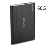 Akassis Mobile Hard Drive High-Speed Metal Supports Android Phones 160G black 0 - Tophatter Daily Deals