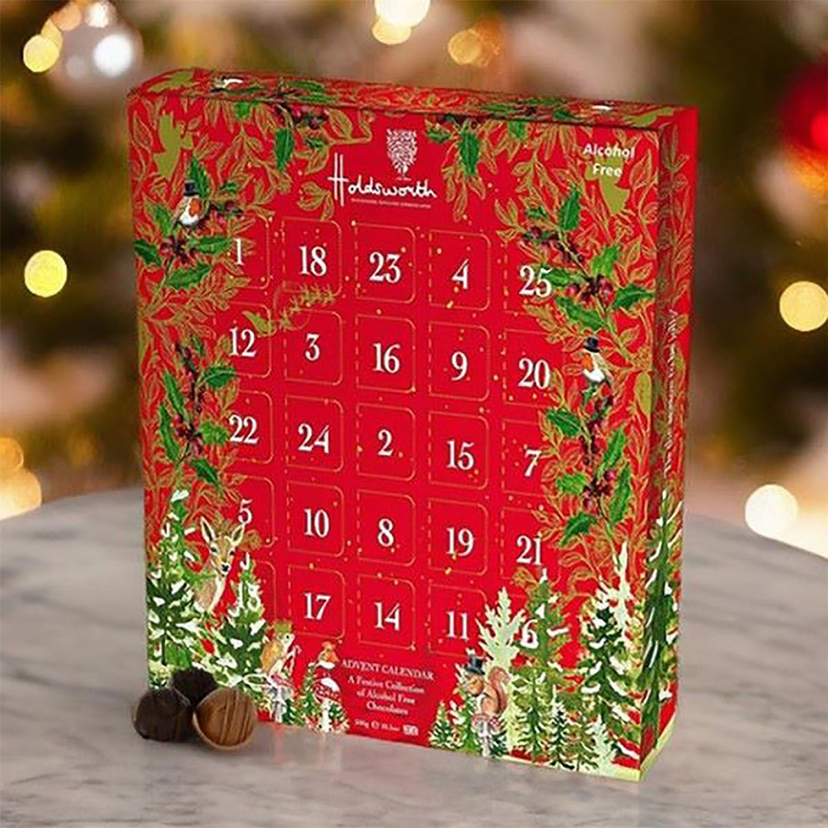 Holdsworth Chocolates Luxury Christmas Advent Calendar, Caramel Truffles Advent Calendar - Tophatter Daily Deals