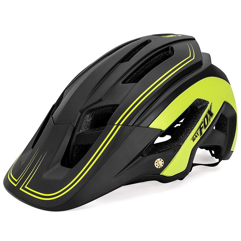 Bicycle Mountain Bike Riding Skateboard Helmet Black Green 0 - Tophatter Daily Deals