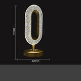 Acrylic Table Lamp With Led Crystal Light VD88070 1T 8w Tricolor 0 - Tophatter Daily Deals