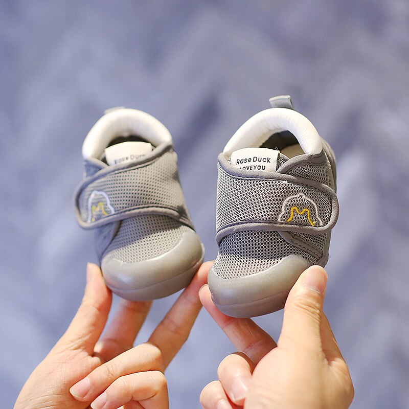 Breathable Mesh Baby Walking Shoes with Soft Soles 0 - Tophatter Daily Deals