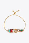 A to J Zircon Bracelet B One Size Bracelets - Tophatter Daily Deals