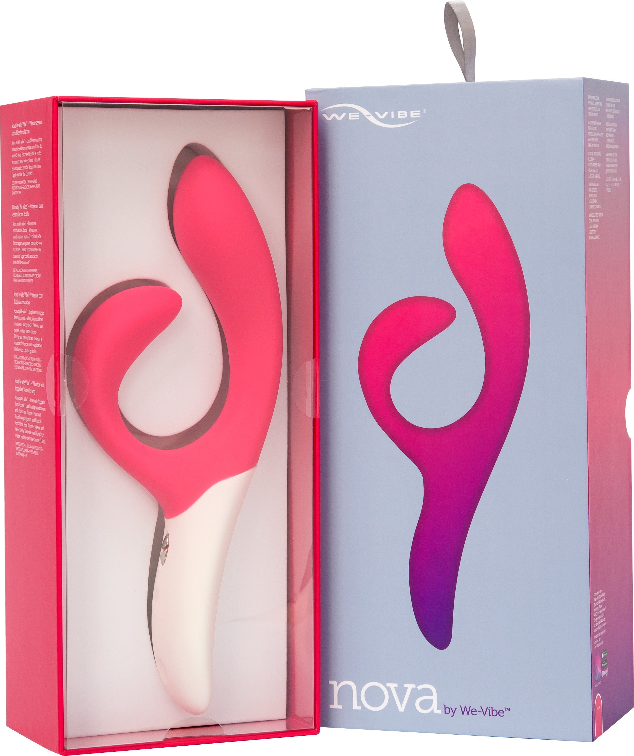 We-Vibe Nova G-Spot Rabbit Vibrator in Pink Rabbit Vibrator - Tophatter Daily Deals