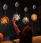 Halloween LED Lantern 160mm PVC Decor, IP44 Spooky Glow 3D Changing Face Moving Picture Frame - Tophatter Daily Deals