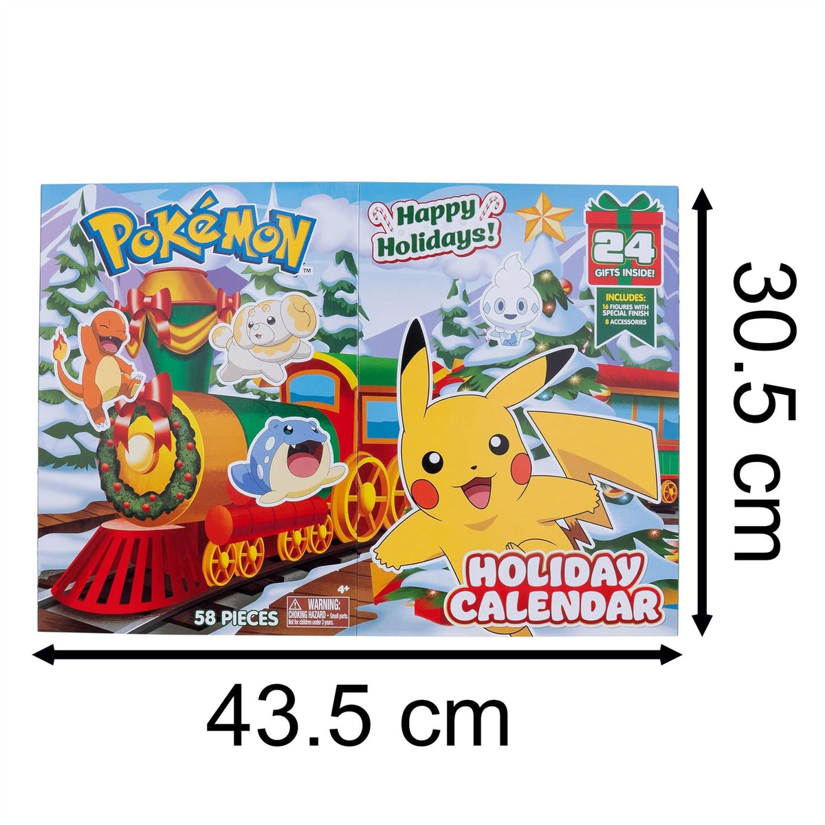 Pokemon Christmas Advent Calendar | Kids Pokemon Calendar Figures & Accessories Advent Calendar - Tophatter Daily Deals
