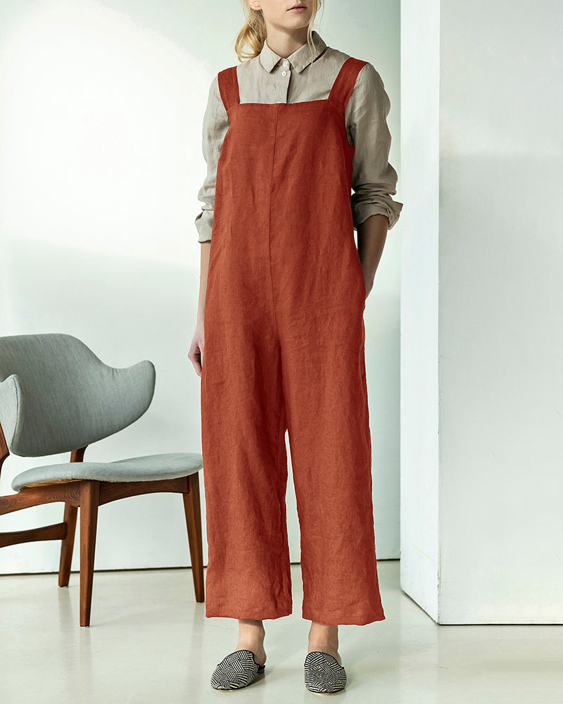 Hidden Zipper Overalls Jumpsuits Caramel Jumpsuits & Rompers - Tophatter Daily Deals