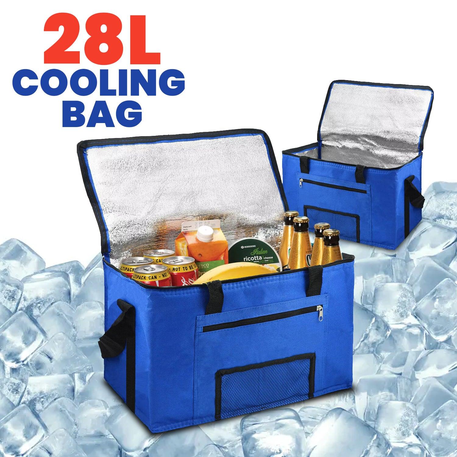 Insulated Freezer Bag - 28L Cooler Cool Box Leakproof Carry Cool Bag PICNIC CAMPING FOOD ICE DRINK LUNCH Apparel & Accessories - Tophatter Daily Deals