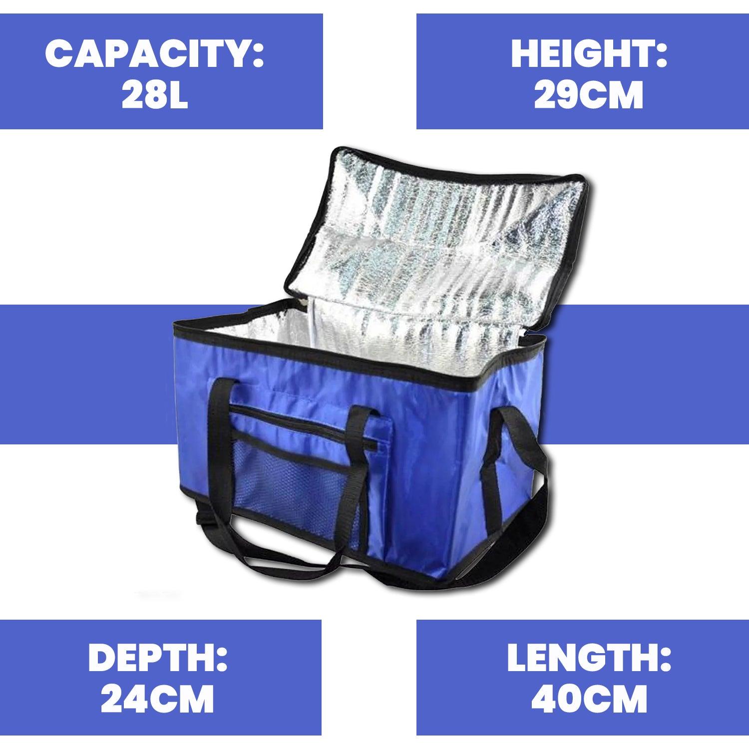 Insulated Freezer Bag - 28L Cooler Cool Box Leakproof Carry Cool Bag PICNIC CAMPING FOOD ICE DRINK LUNCH Apparel & Accessories - Tophatter Daily Deals