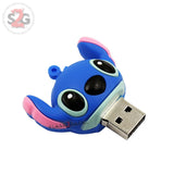 Cute Cartoon Stitch USB Flash Drive 2.0 Rubber Memory Stick 16gb USB Flash Drive - Tophatter Daily Deals