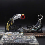 2-Layer Wooden Landscape Pattern Weapon Display Holder - Tophatter Daily Deals