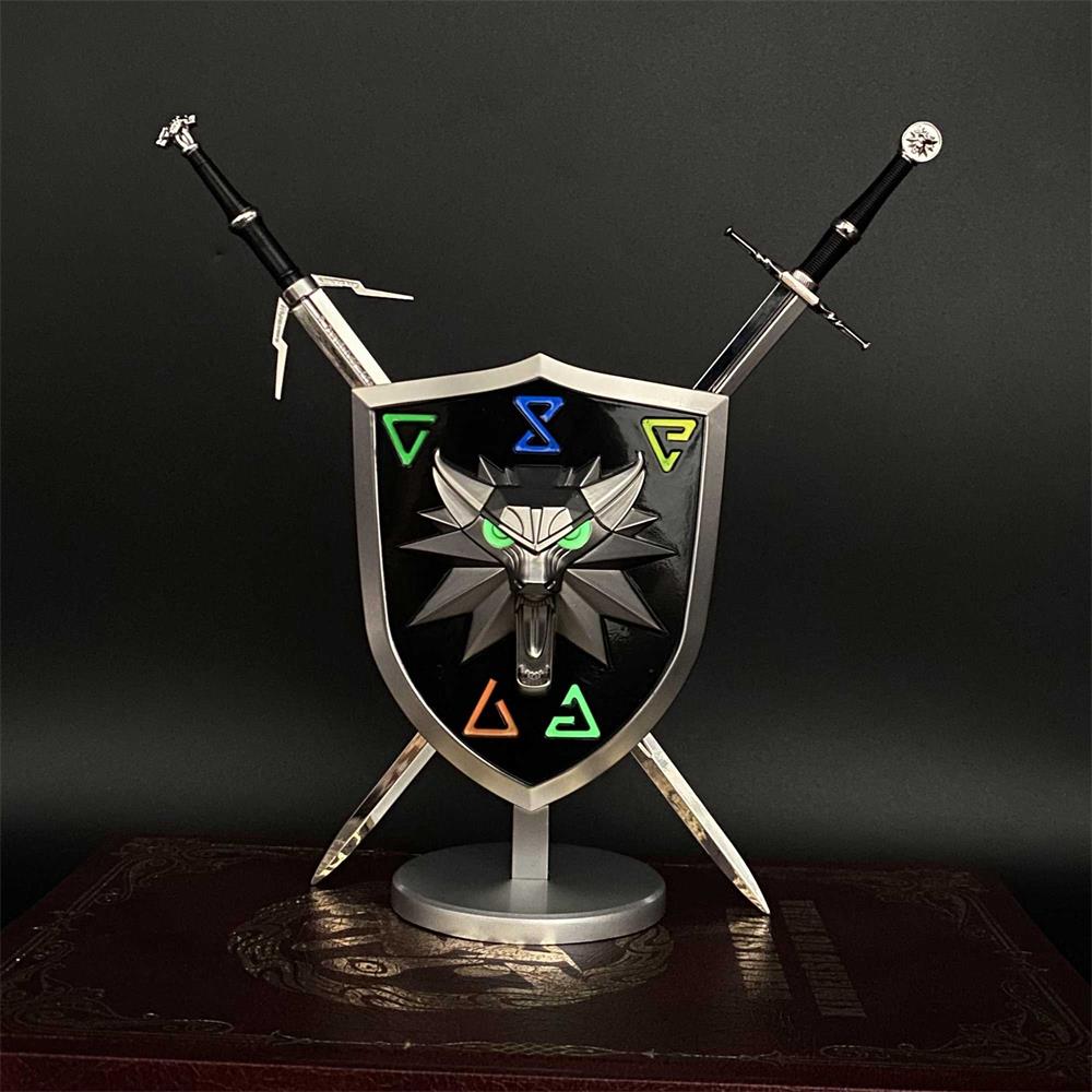 Geralt Wolf School Shield & Swords USA Only - Tophatter Daily Deals