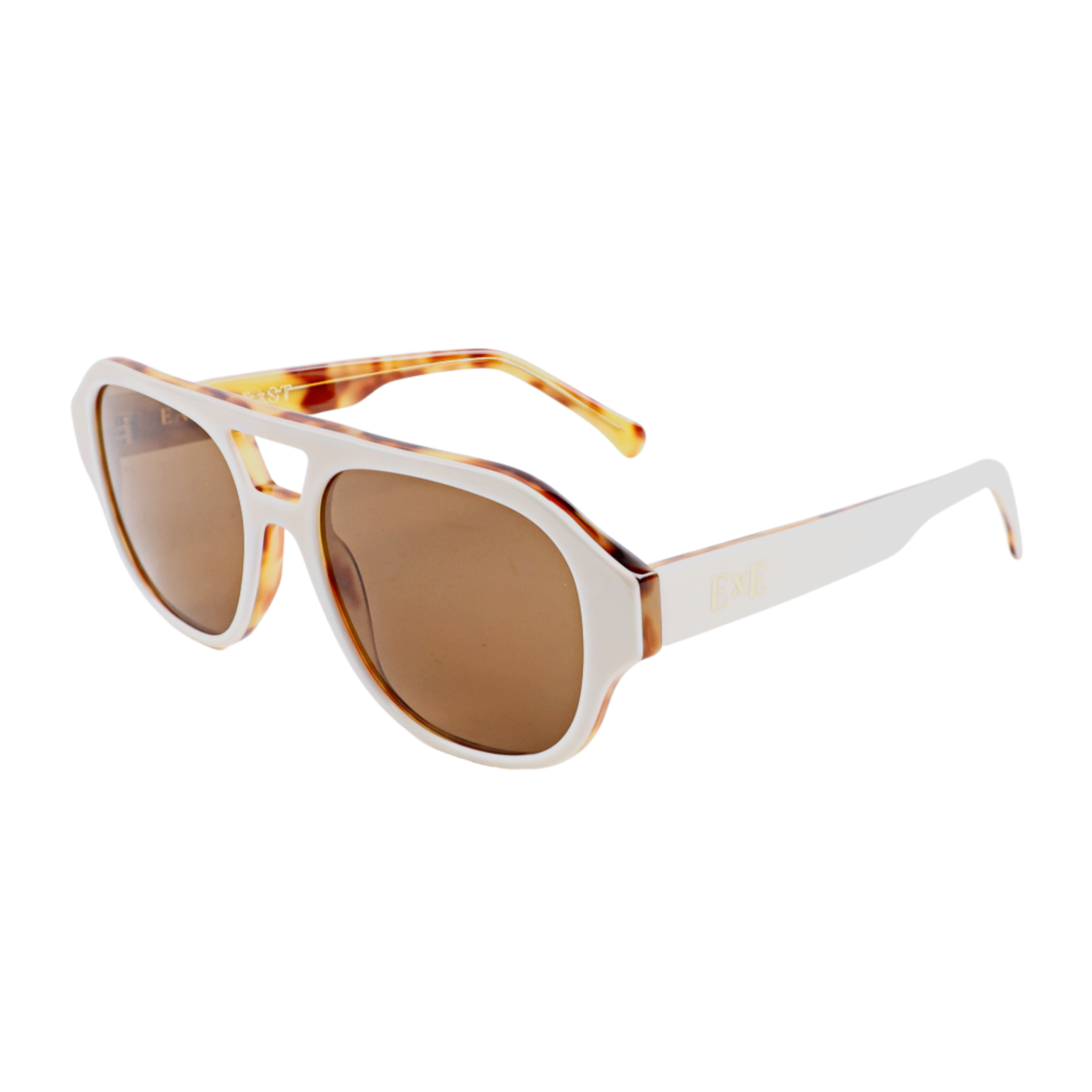 Perry / Cream + Tort by East x East Cream Sunglasses - Tophatter Daily Deals