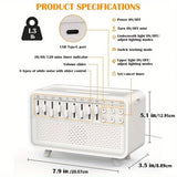 3-in-1 Sleep Night Light Humidifier Bluetooth Speaker Appliances > Aroma Diffusers & Humidifiers > Humidifiers - Tophatter Daily Deals