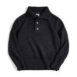 Insulating Men's Shawl Sweater - Sherpa Pullover, Winter Black 3D Changing Face Moving Picture Frame - Tophatter Daily Deals