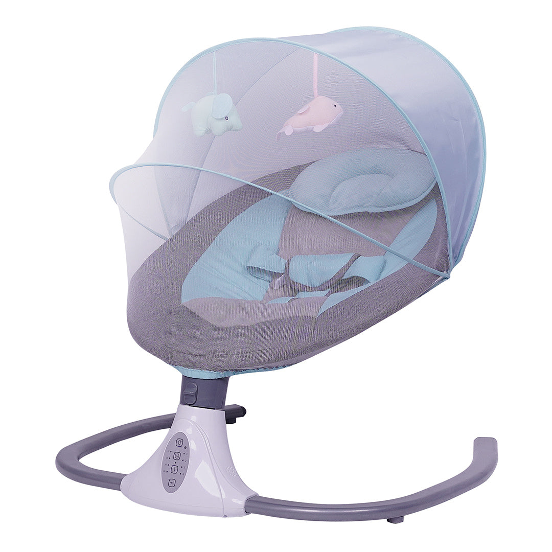 Baby Rocking Chair Soothing Chair Electric Smart Cradle Icelandic blue 0 - Tophatter Daily Deals
