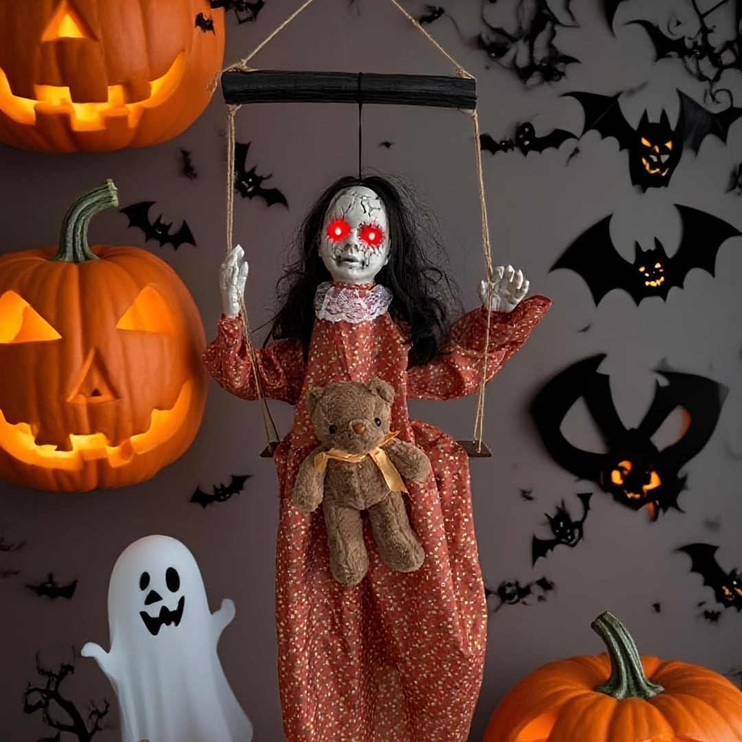 Glowing Eyes Halloween Hanging Doll Halloween - Tophatter Daily Deals