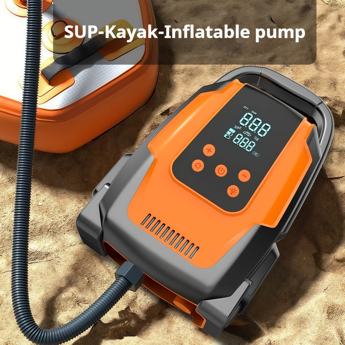 High-Pressure Dual Pump Electric Inflator Kayaks - Tophatter Daily Deals