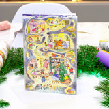 Rabbit Warren Advent Calendar Greetings Card | Christmas Advent Calendar - A5 Advent Calendar - Tophatter Daily Deals