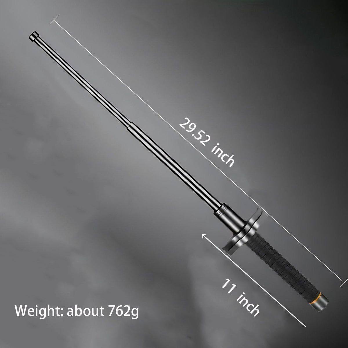 Self-defense blocking baton Titanium Black 29.52 inch - Tophatter Daily Deals