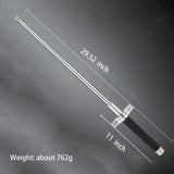 Self-defense blocking baton Titanium Silver 29.52 inch - Tophatter Daily Deals