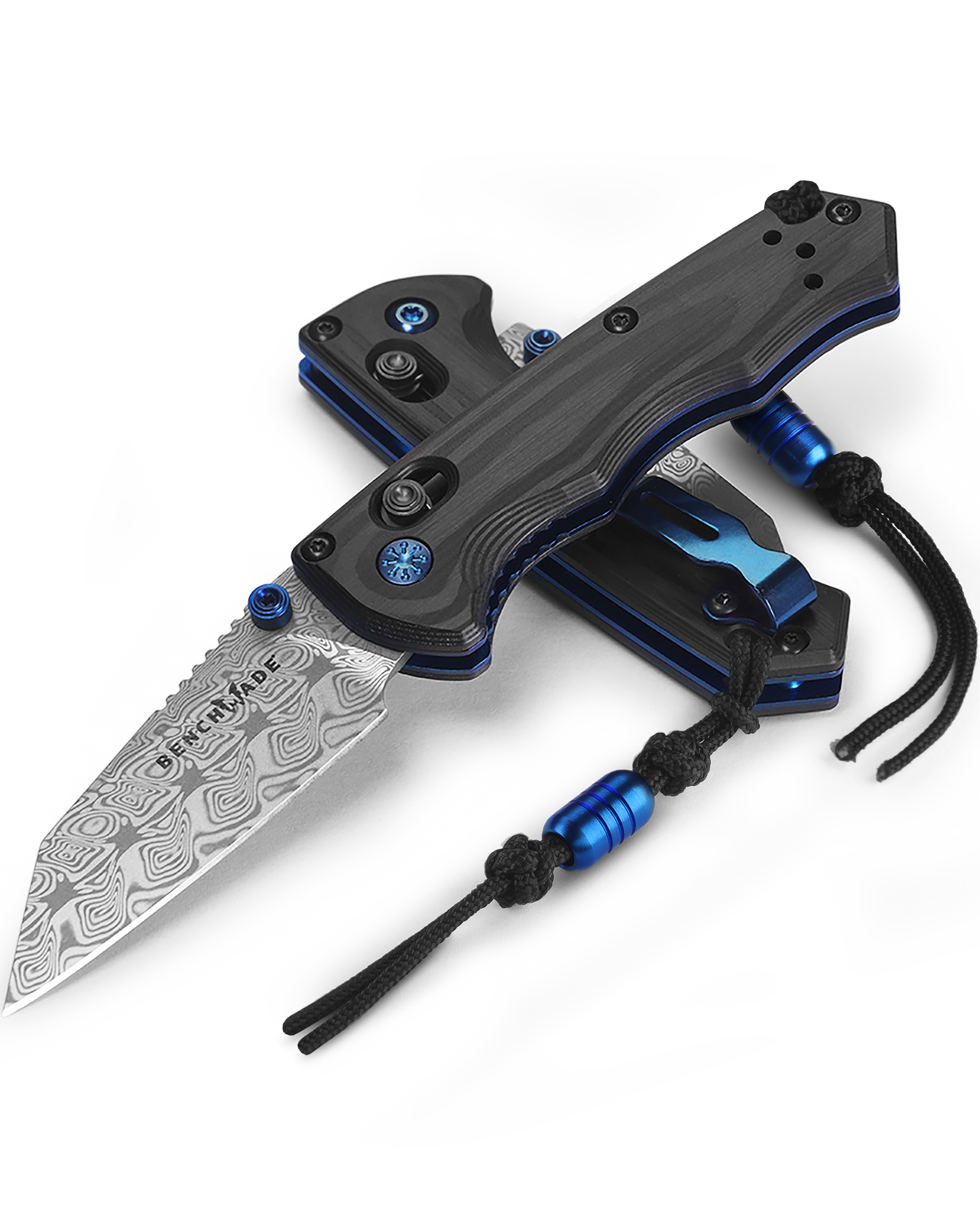 Benchmade Full Immunity Gold Class - Damasteel Blade - Unidirectional Carbon Fiber Handle - 290-241 Knives - Tophatter Daily Deals