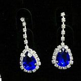 Bridal Jewelry Set Color Rhinestone Necklace 0 - Tophatter Daily Deals