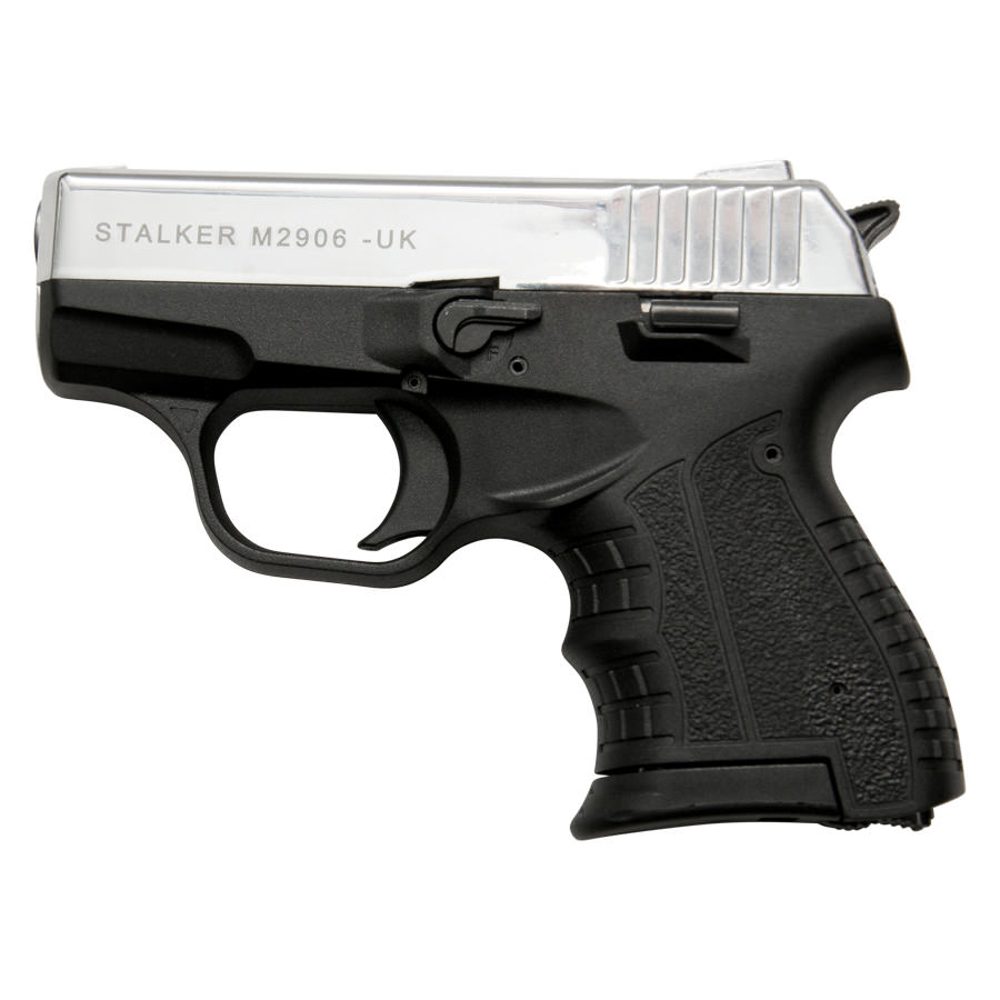 Stalker M2906 Chrome Finish - 9mm Blank Firing Replica Zoraki Gun - Tophatter's Army Products & Self Defense Collectible Weapons - Tophatter Daily Deals