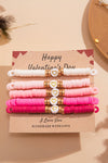 Peach Blossom Love Heart Valentines Bracelet Bracelets - Tophatter Daily Deals