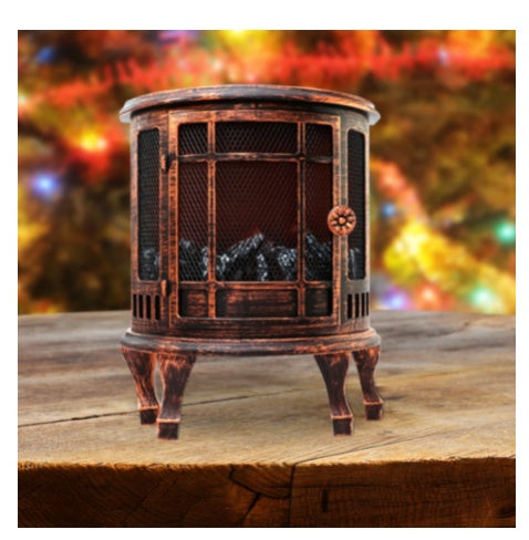 Brazier Decorations Christmas Fireplace Charcoal Lantern 0 - Tophatter Daily Deals