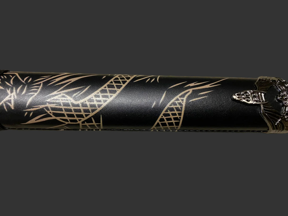 Black Dragon Display (Straight) Katana Triple Set