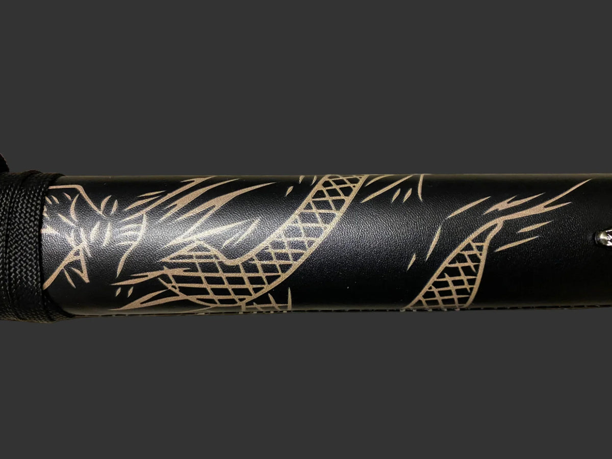 Black Dragon Display (Straight) Katana Triple Set