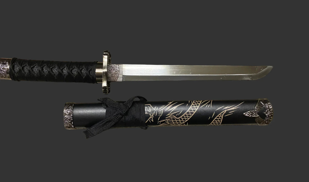 Black Dragon Display (Straight) Katana Triple Set