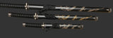 Black Dragon Display (Straight) Katana Triple Set