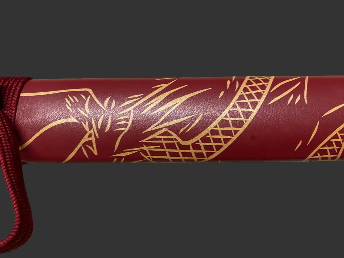 Red Dragon Display (Straight) Katana Triple Set Katana - Tophatter Daily Deals