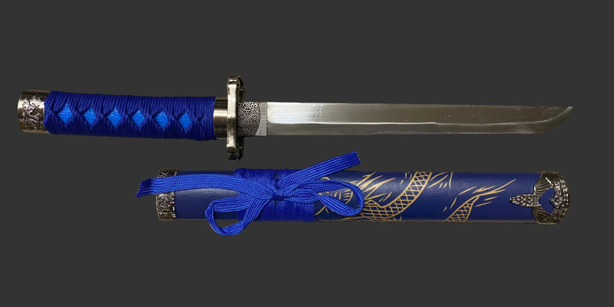 Blue Dragon Display (Straight) Katana Triple Set Katana - Tophatter Daily Deals