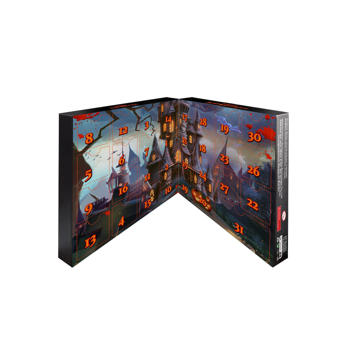 Halloween Blind Box Countdown Calendar 31 Days Kids 3D Changing Face Moving Picture Frame - Tophatter Daily Deals