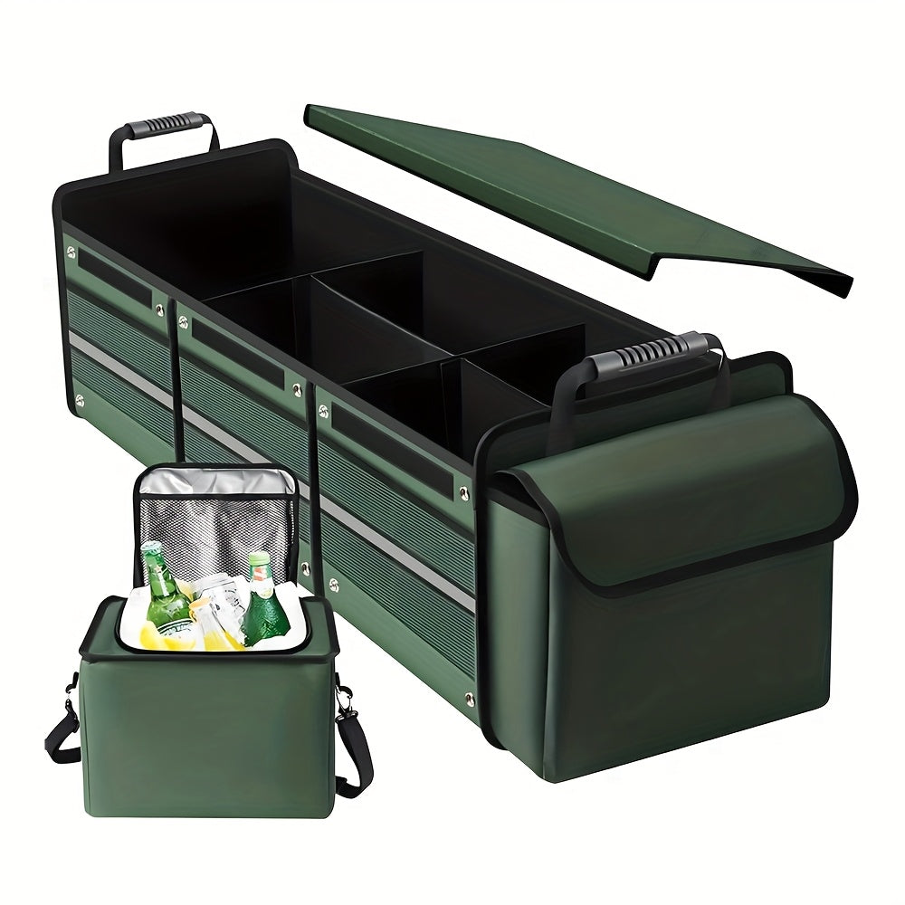 Car Storage Bag Foldable Trunk Organizer with Ice Pack - Tophatter Daily Deals