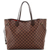 Pre-Loved Louis Vuitton Neverfull Tote Damier GM Brown Very Good Bags - Tophatter Daily Deals