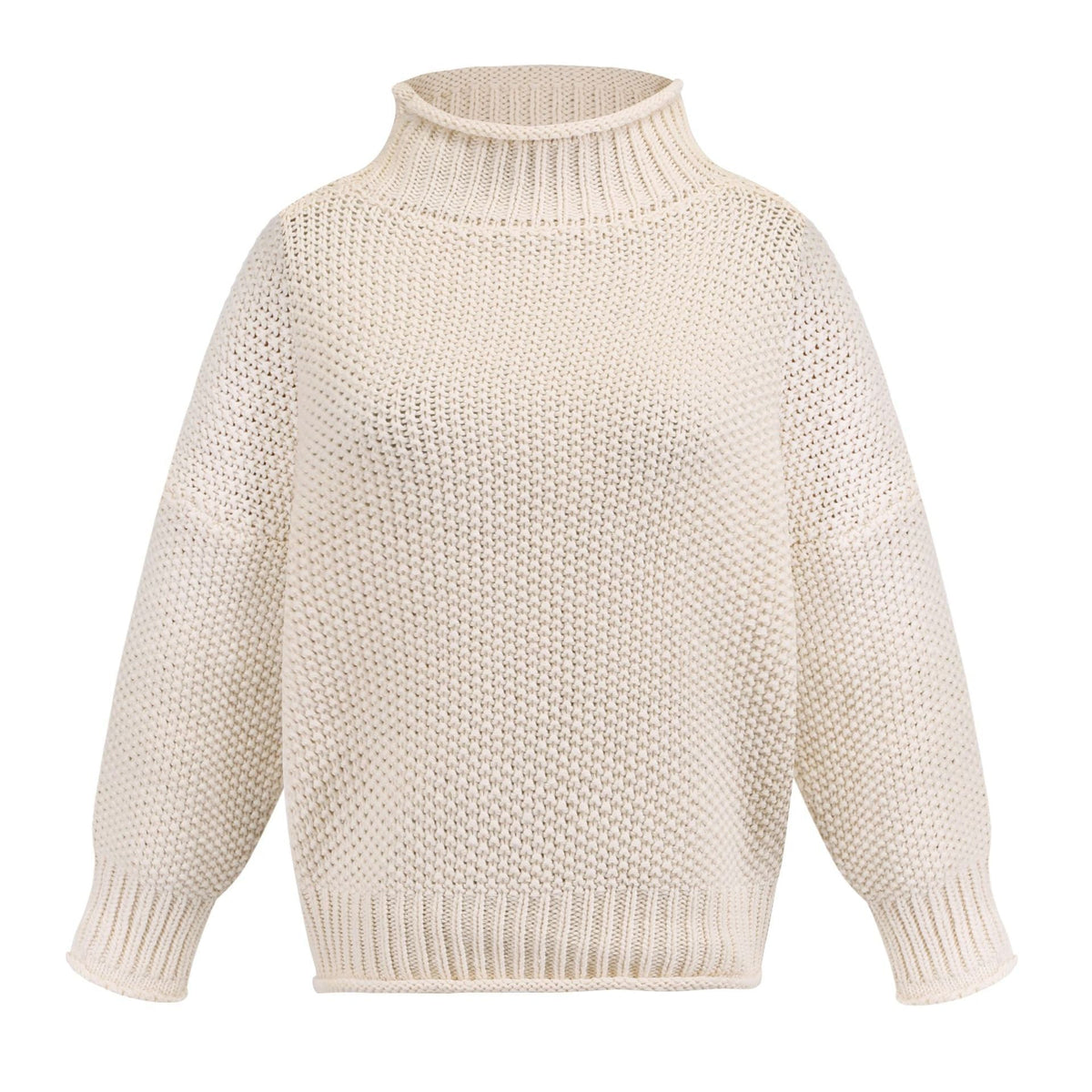 Warm Women's Pullover Sweater - Turtleneck Knit, Winter 3D Changing Face Moving Picture Frame - Tophatter Daily Deals