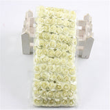 Artificial Flower Festive Home Gift Box Wedding Candy Box Decoration Milky white 0 - Tophatter Daily Deals